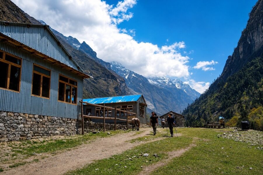 trekking in nepal with kids and senior citizens